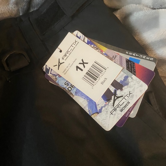 Black ski pants - size 1X - Picture 3 of 3